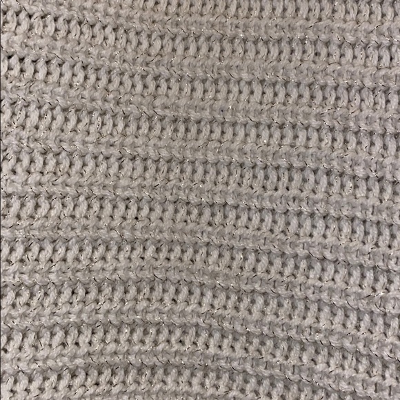 White Sweater with Gold Flakes - Picture 2 of 2